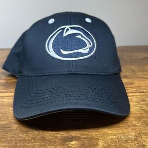 Penn State University Nittany Lions Baseball Hat Cap Adjustable Blue Captivating